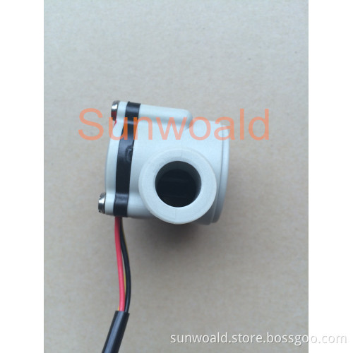 DN15 G1/2" rate 1~30L/min Hall Magnetic plastic trasonic water flow sensor for pump